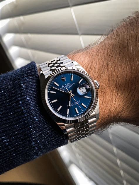 rolex datejust jubilee diamo dblue|rolex datejust 36mm blue dial.